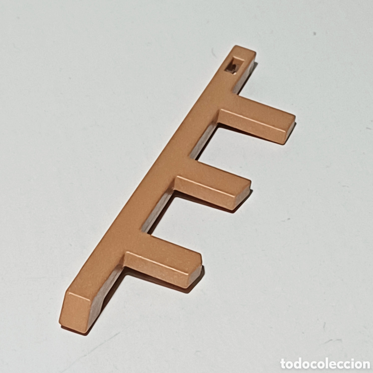 Playmobil: Pieza playmobil Marron Barra Palo Soporte Techo Caseta Refugio Granja Ref. 3855 4884