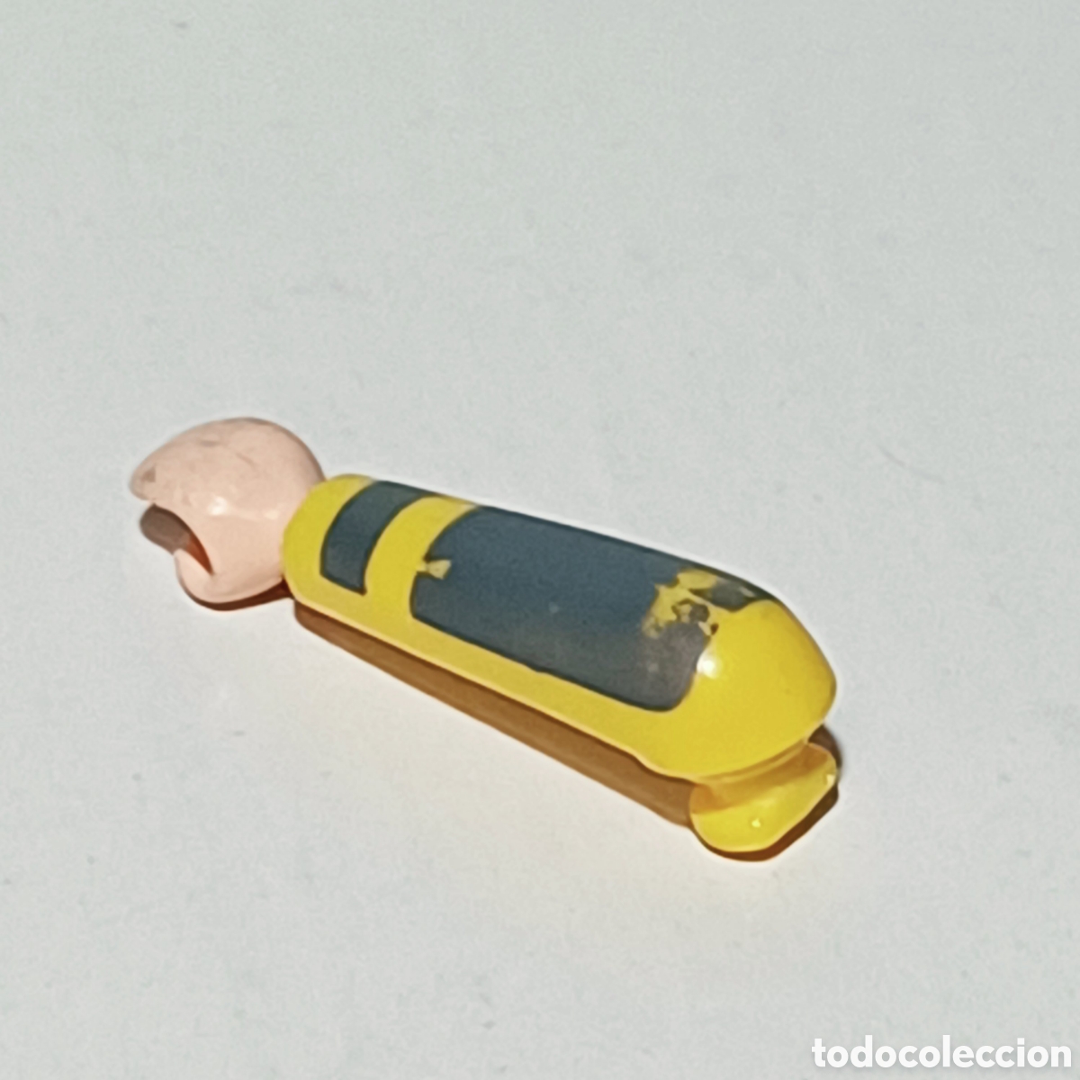 Playmobil: Figura Playmobil brazo amarillo franjas grises city ciudad