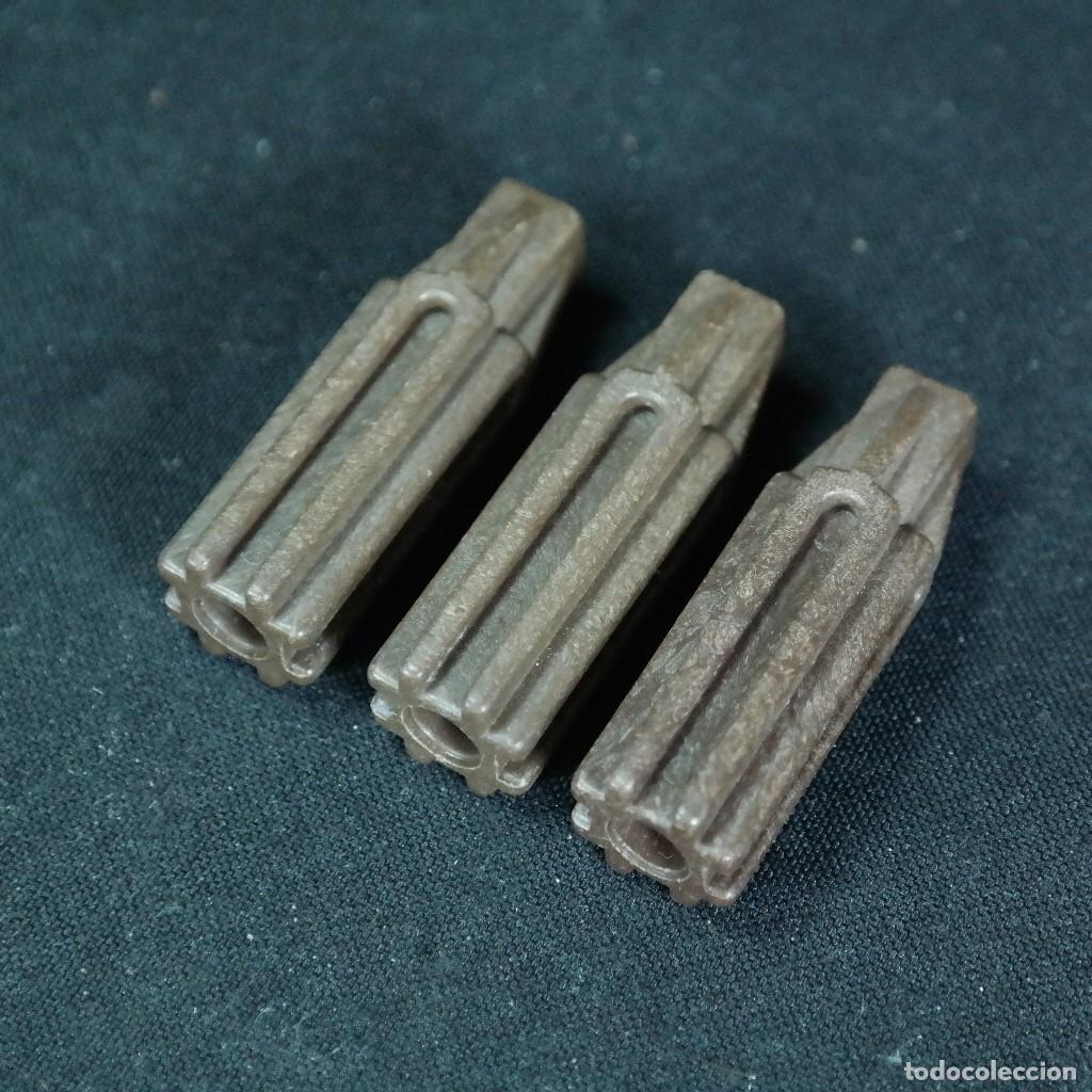 Playmobil: Playmobil 3 conectores marrones steck ☼ - Foto 2