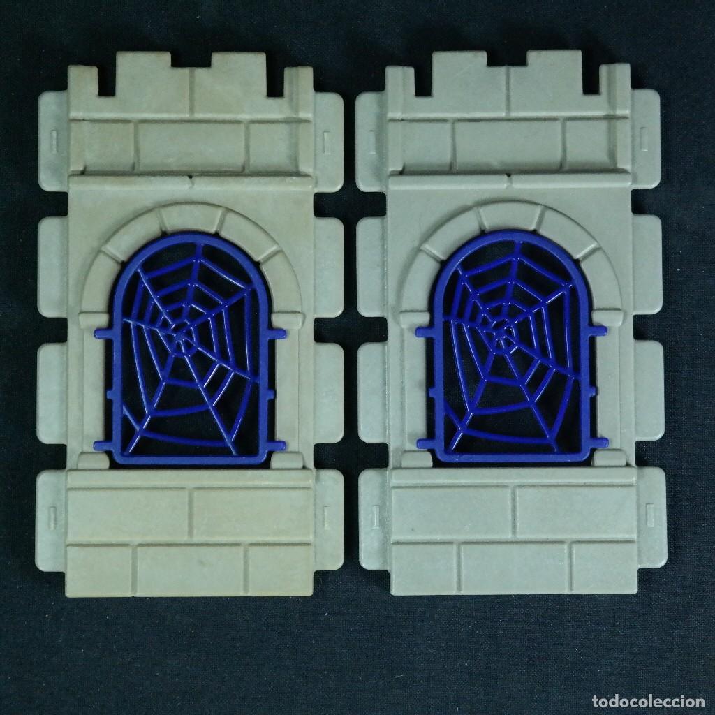Playmobil: Playmobil dos paredes con tela de ara&ntilde;a violeta steck ☼