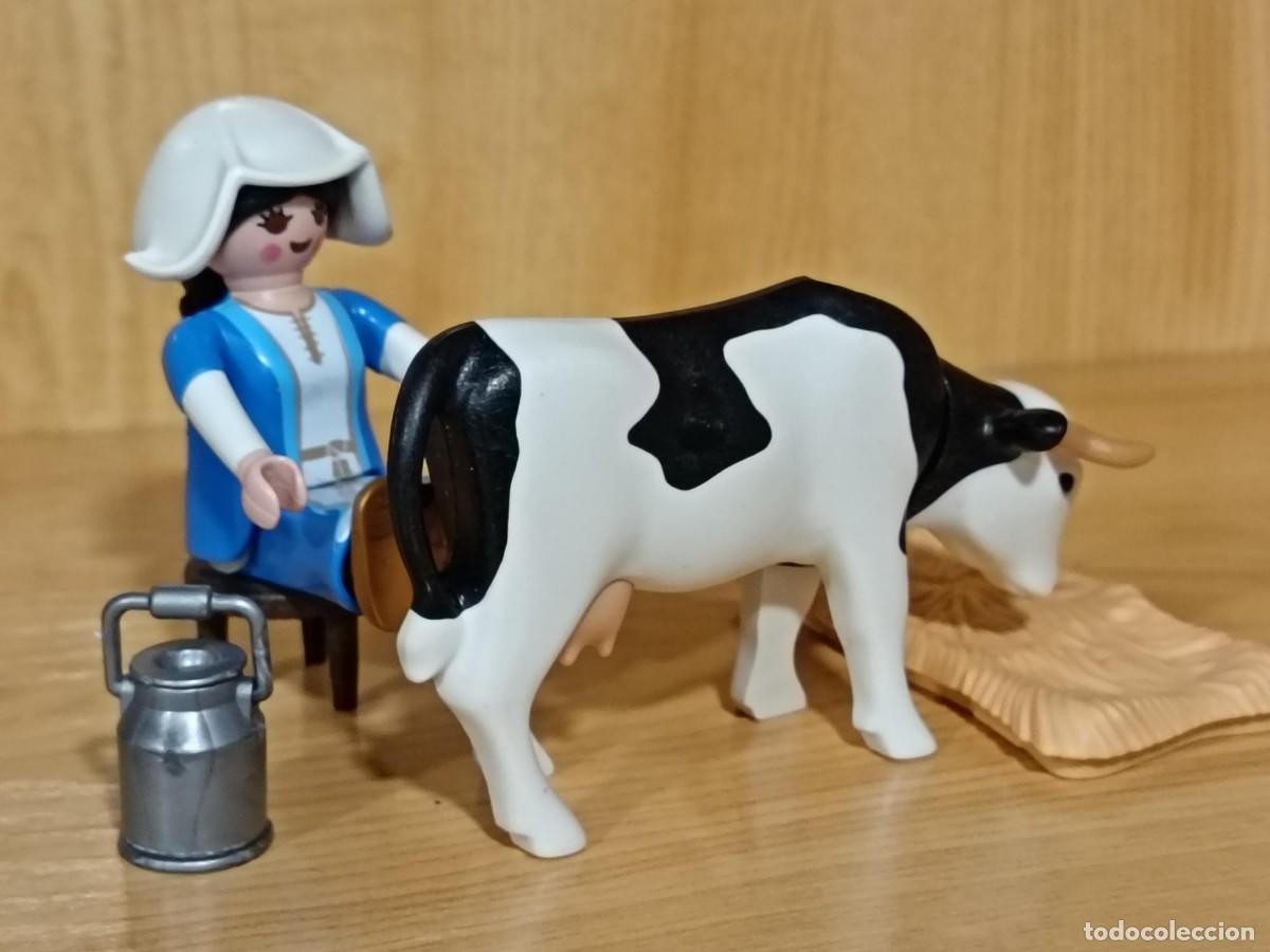 Playmobil: PLAYMOBIL BELEN ,GRANJERA ORDE&Ntilde;ANDO VACA - 22/7/26