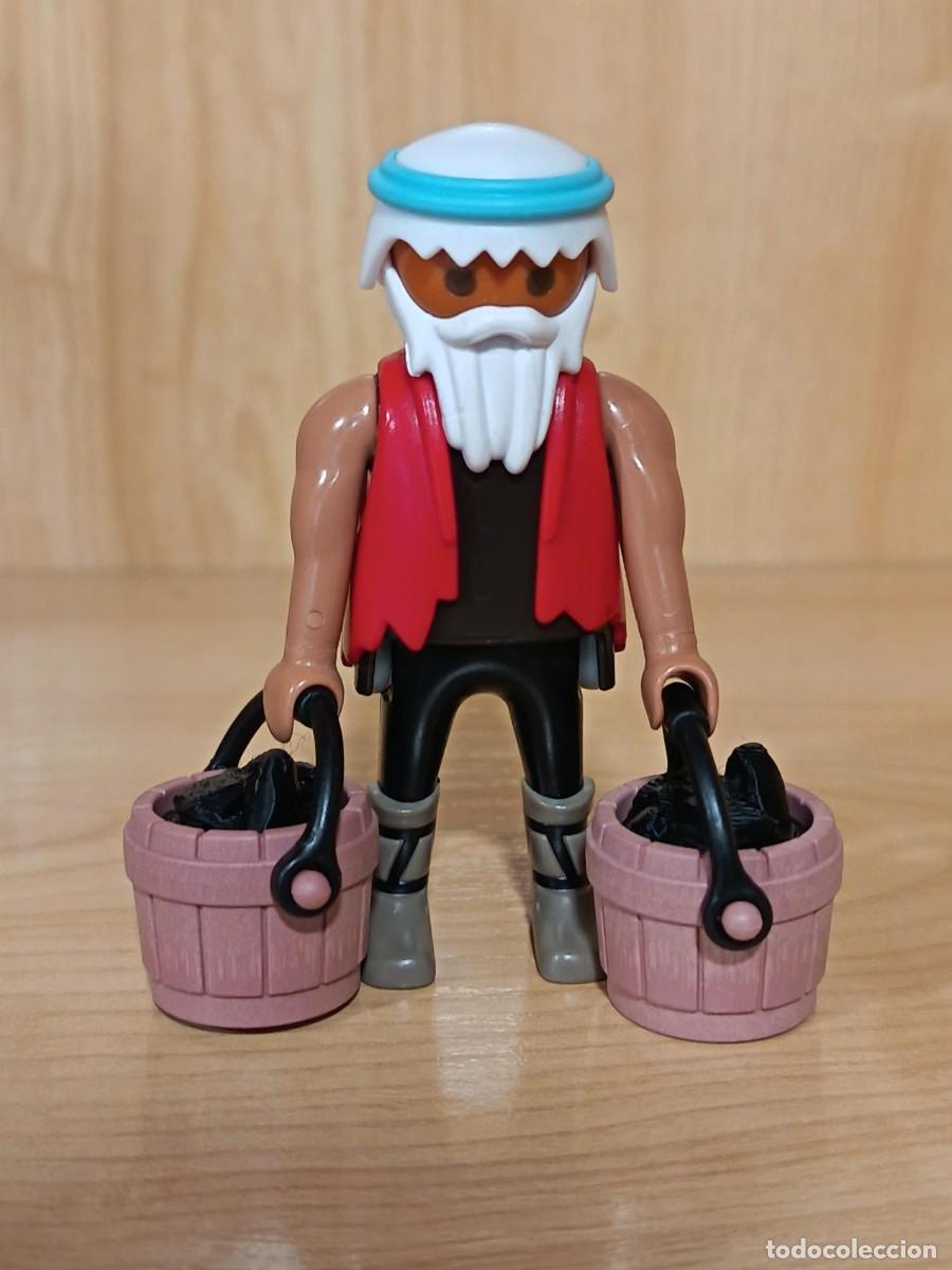 Playmobil: PLAYMOBIL BELEN ,ALDEANO CON CUBOS DE CARBON , MINERO - 22/7/26