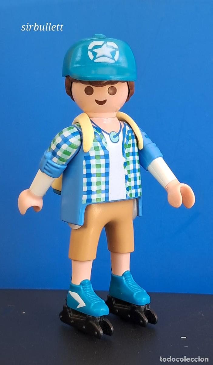 Playmobil: Figura hombre patinador. Playmobil