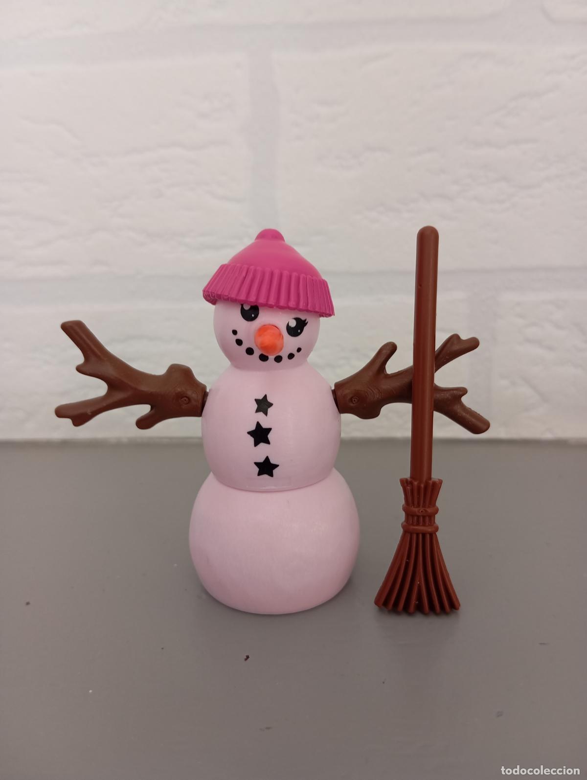 Playmobil: Playmobil Figura con accesorios. Mu&ntilde;eco de nieve