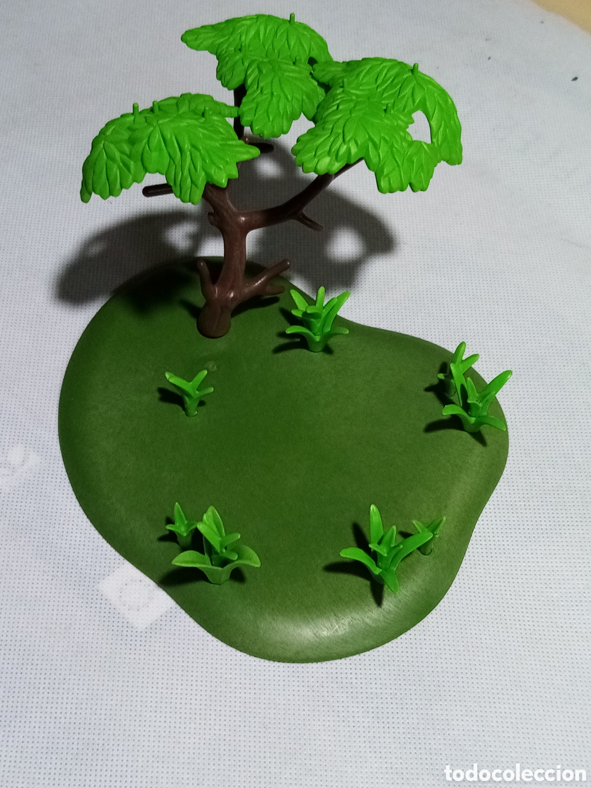 Playmobil: Playmobil diorama &aacute;rbol plantas helechos vegetaci&oacute;n planta