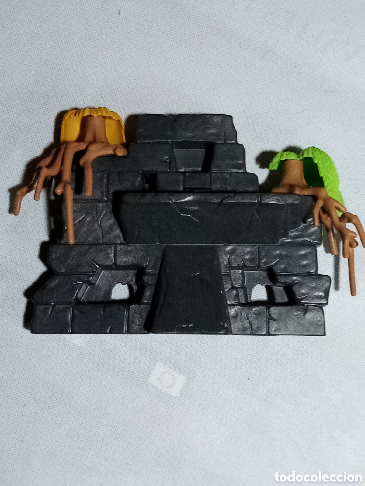 Playmobil: Playmobil diorama roca piedra &aacute;rboles veg