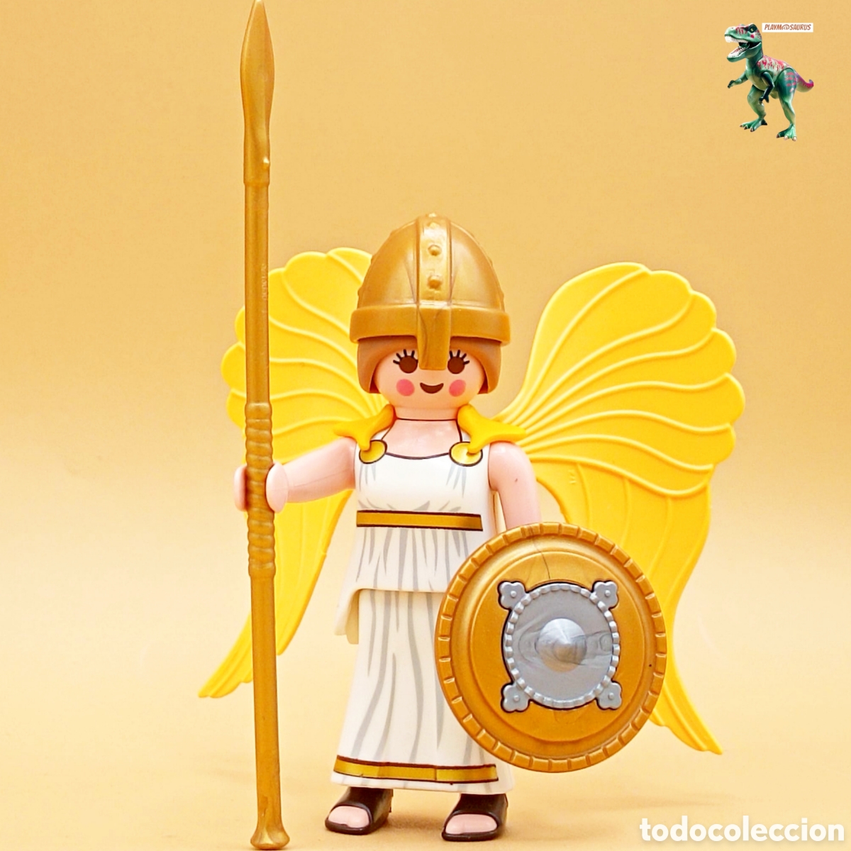 Playmobil: Playmobil figura mitologica mujer diosa nordica valkiria guerrera con alas vikingos barbaros