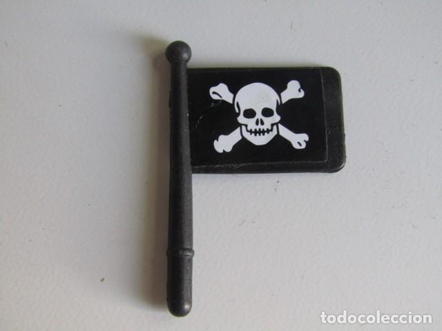 Playmobil: DIFICIL BANDERIN DE MANO CALAVERA PIRATAS CARIBE ANTIGUO PLAYMOBIL