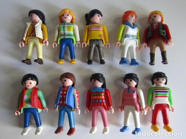 Playmobil: DIFICIL LOTE DE 10 MUJERES ESPECIALES MODERNAS VARIADAS RAR PLAYMOBIL