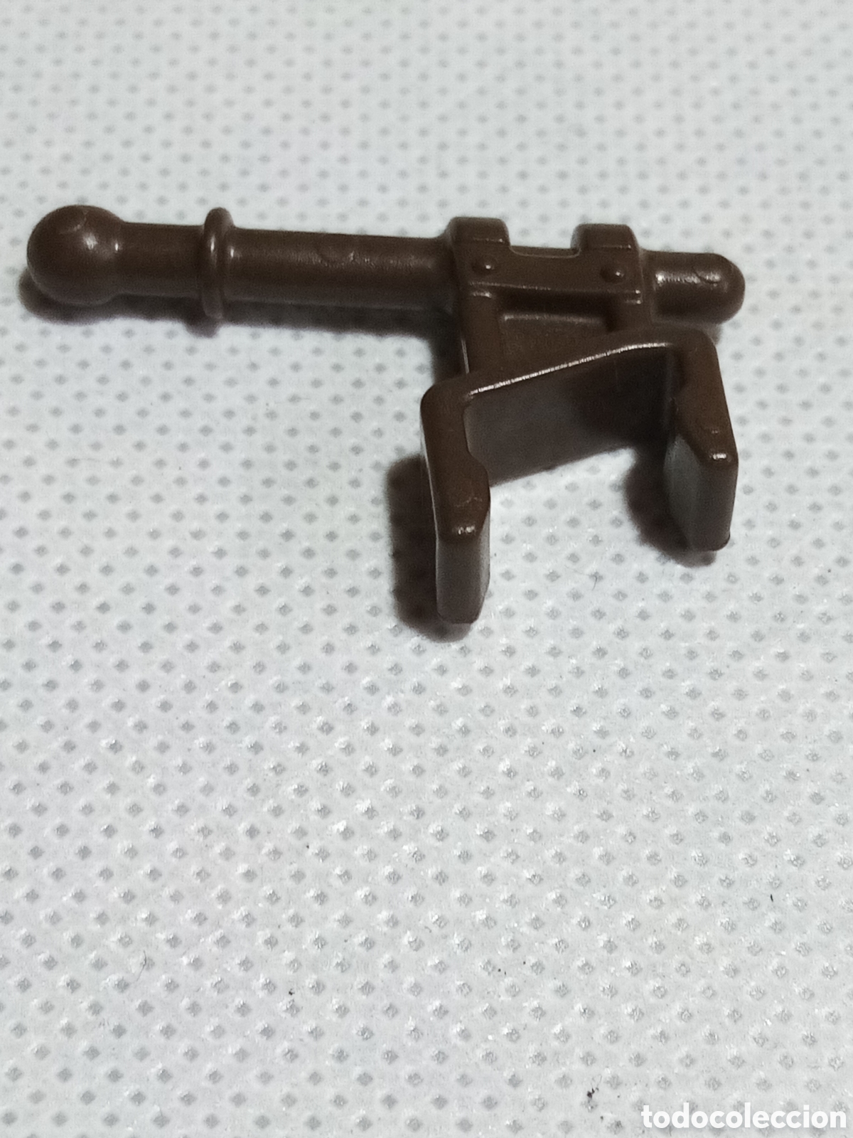 Playmobil: Playmobil cuelga bandera estandarte marr&oacute;n oscuro