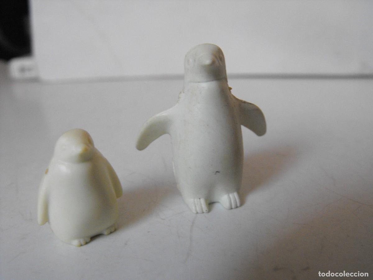 Playmobil: PLAYMOBIL. Figuras de ping&uuml;inos. Sin pintar