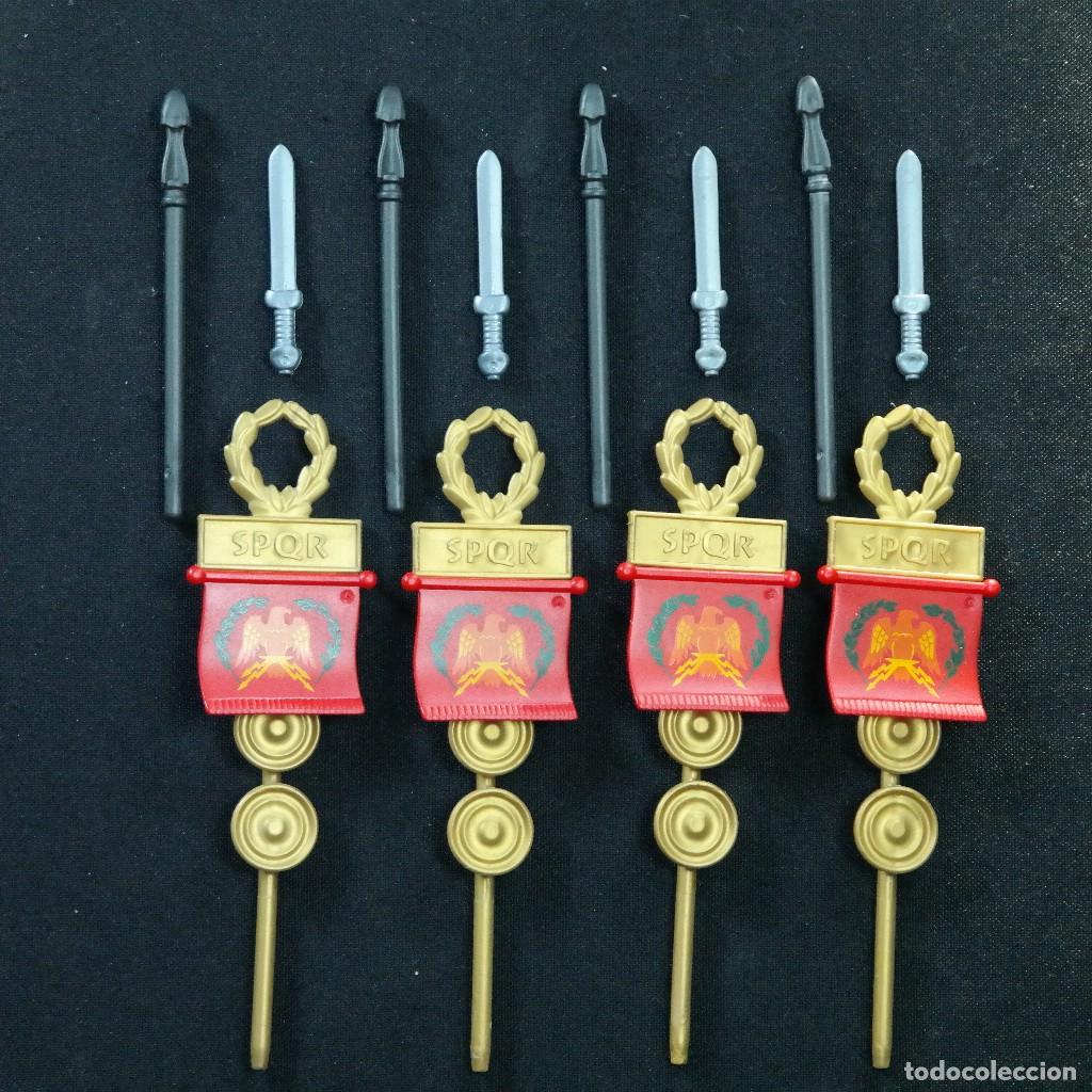 Playmobil: Playmobil estandartes y armas romanas ☼