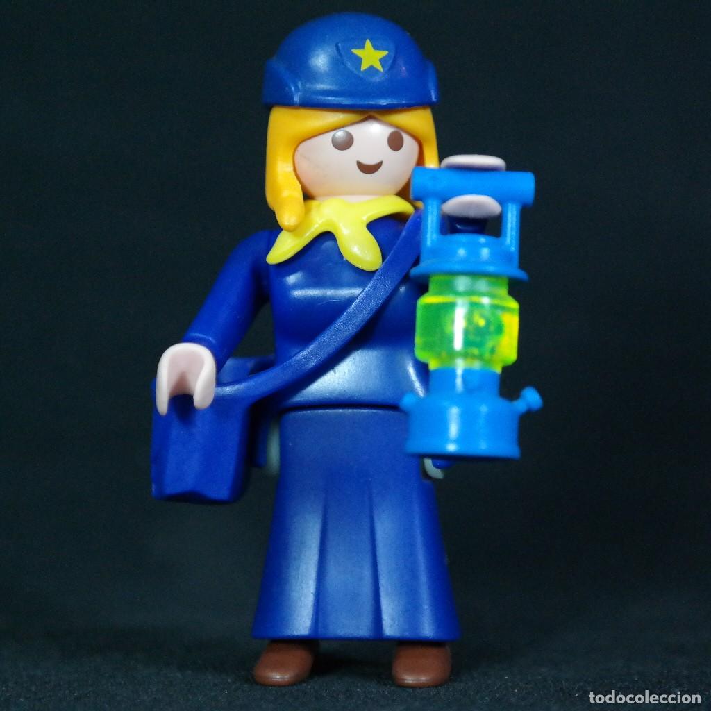 Playmobil: Playmobil policia de transito con farol ☼