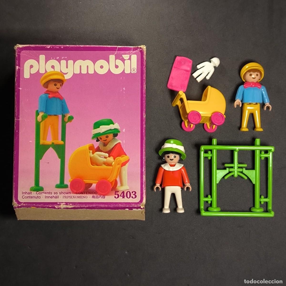 Playmobil: Playmobil ninos con zancos ref.5403 Antex completa con caja ☼