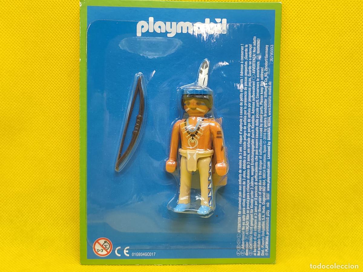 Playmobil: Playmobil Guerrero indio con arco, colecci&oacute;n Planeta