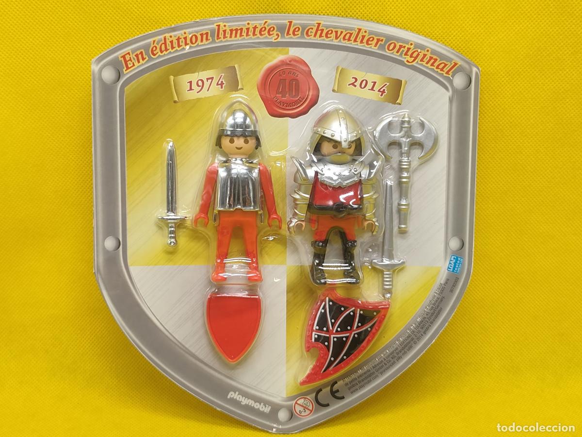 Playmobil: Playmobil Blister de la revista 40 aniversario, 2 caballeros medievales