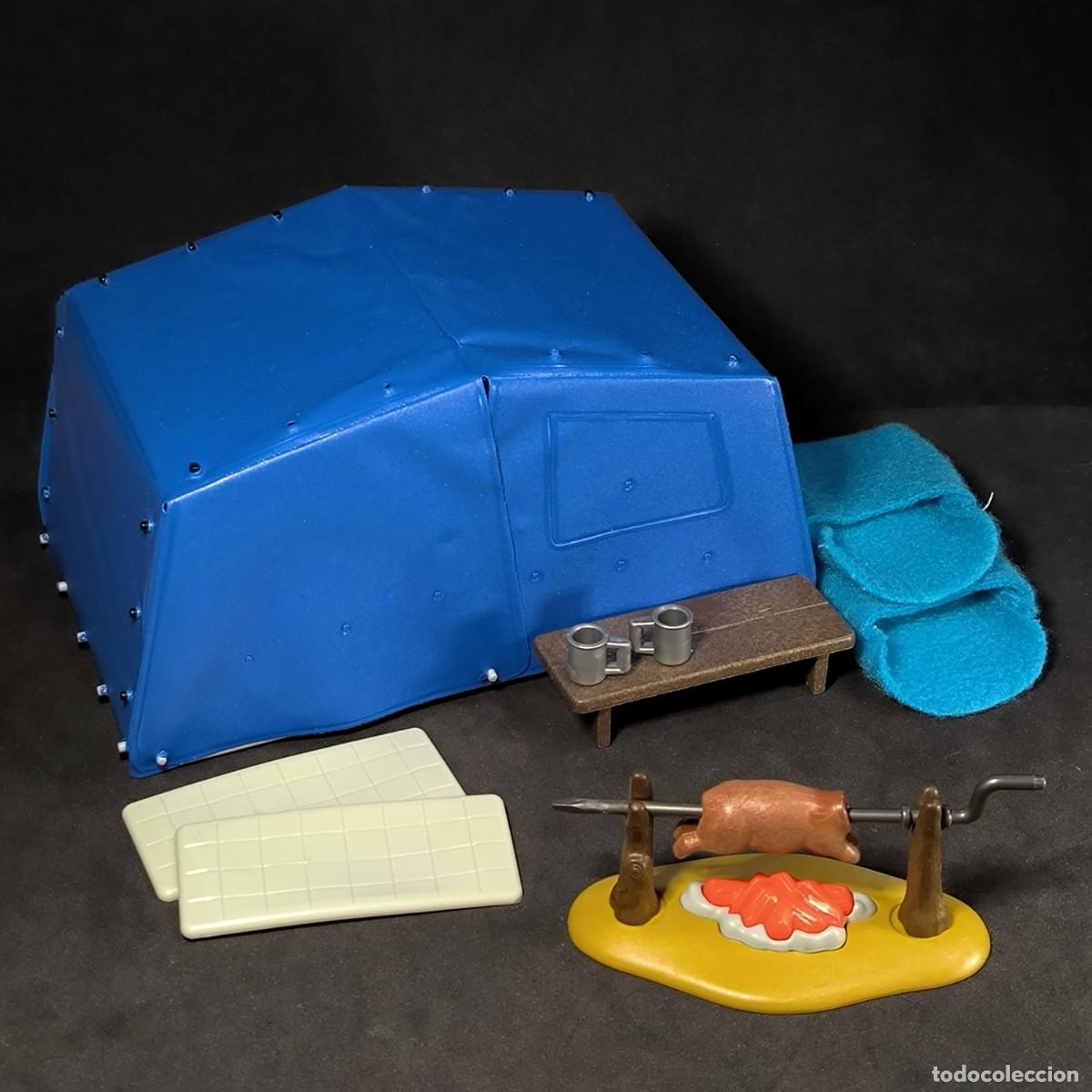 Playmobil: Playmobil carpa azul con cochinillo ☼