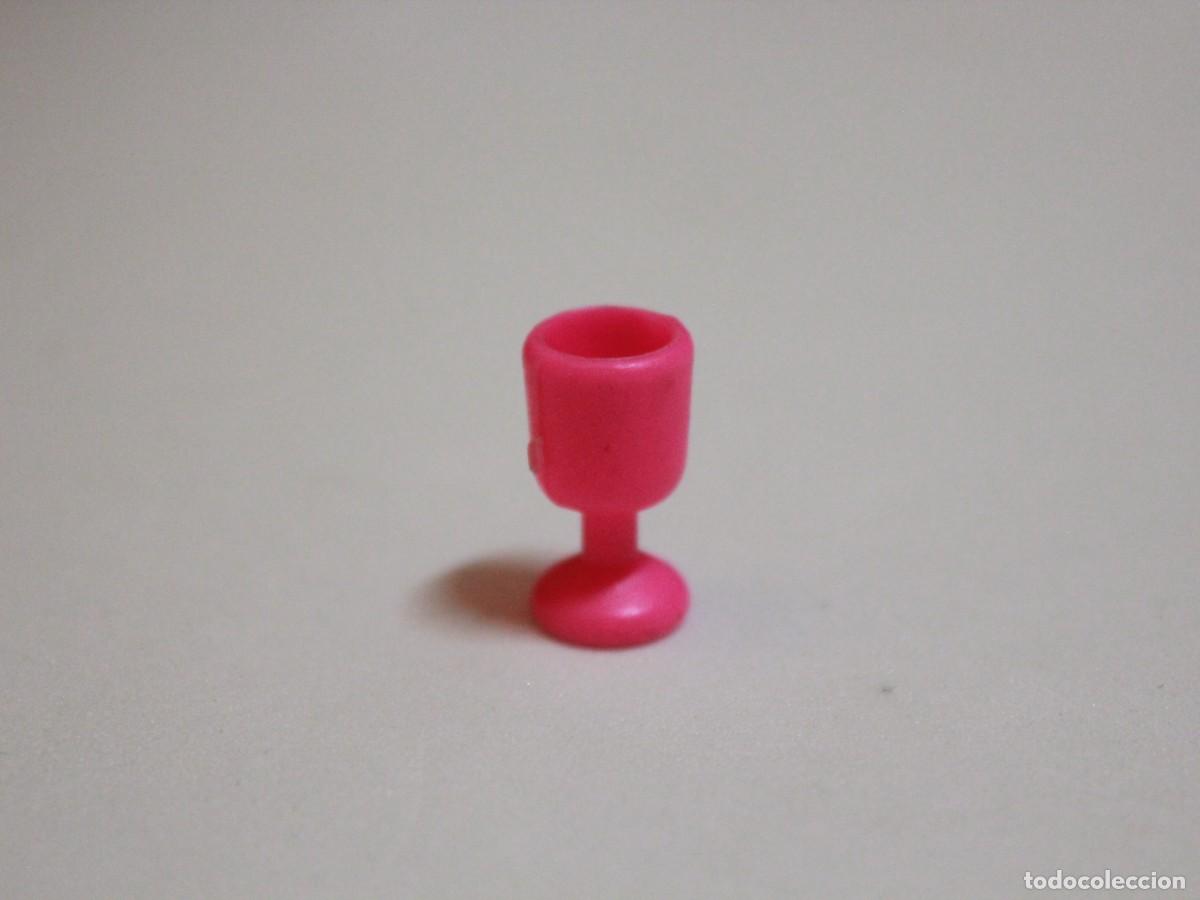 Playmobil: Accesorio playmobil copa rosa cocina vajilla