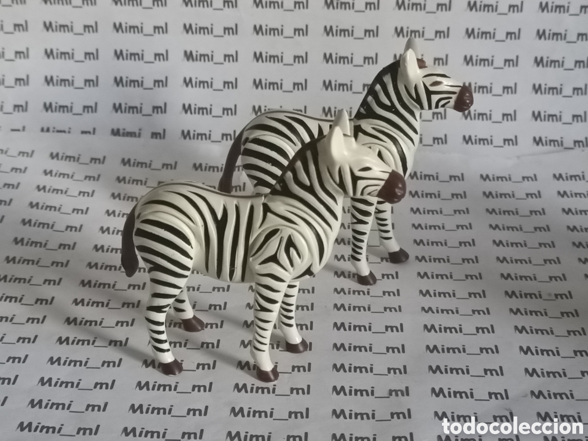 Playmobil: Playmobil 2 cebras animales Safari ngorongoro zoo