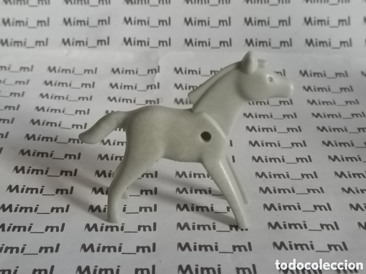 Playmobil: Playmobil potro gris primera &eacute;poca western oeste caballo