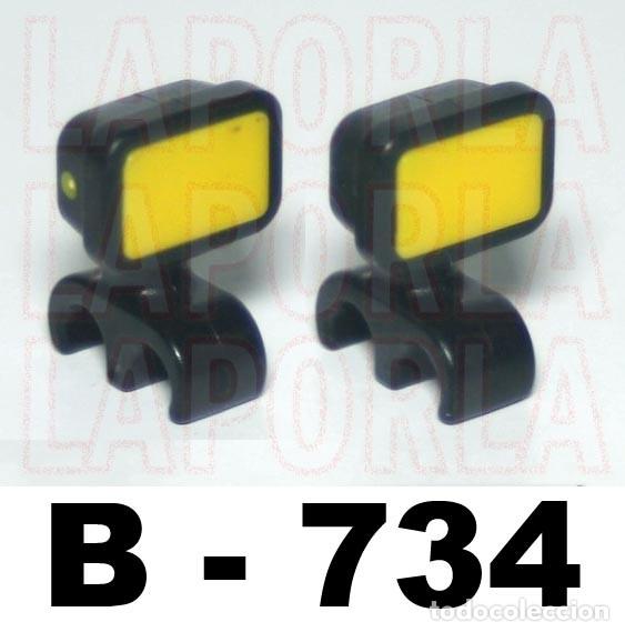 Playmobil: PLAYMOBIL 2 FOCOS PARA JEEP VEH&Iacute;CULO ANFIBIO 3346 3399 3764 4175 - RECAMBIOS REPUESTOS (B-734)
