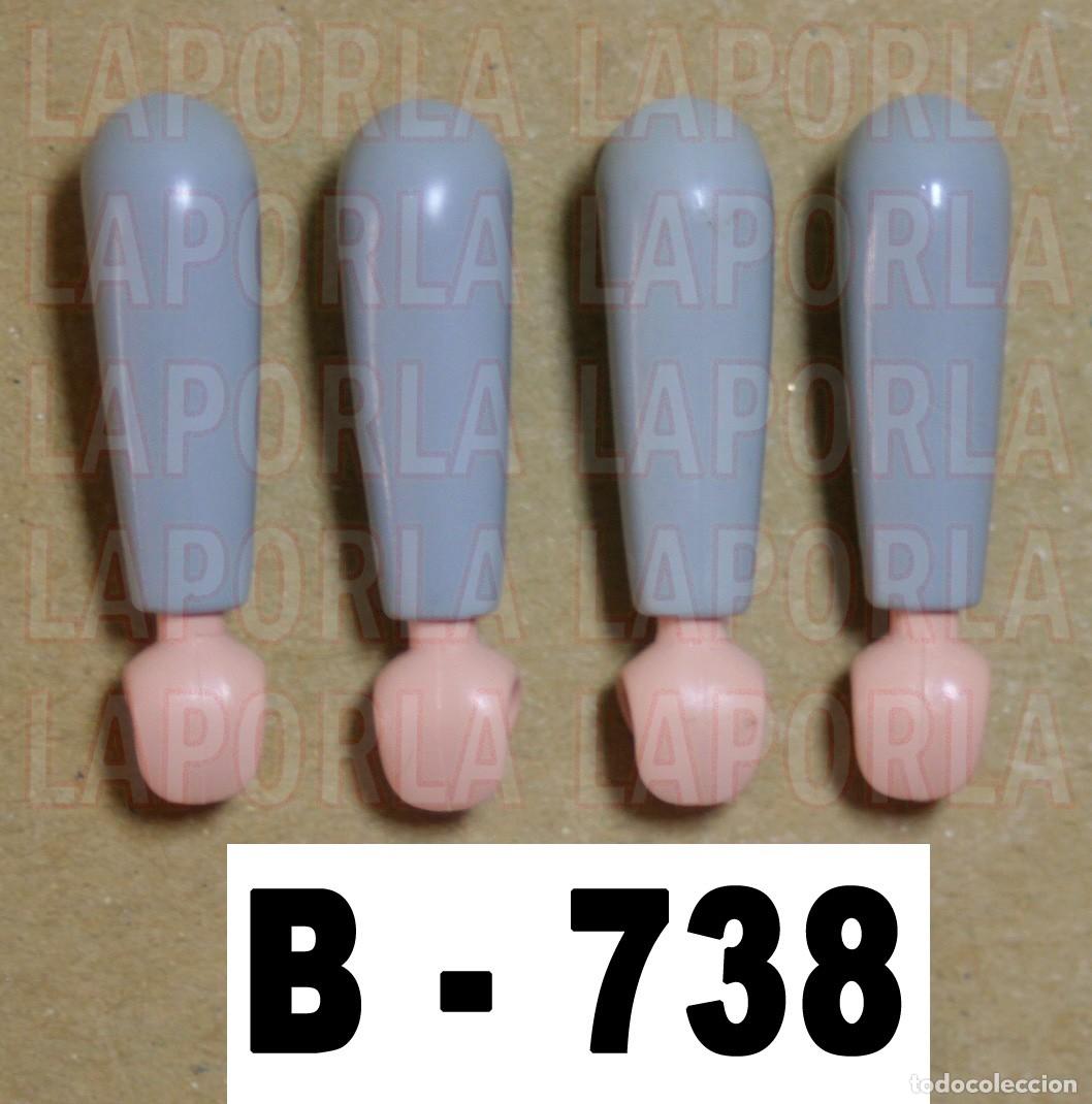 Playmobil: PLAYMOBIL 4 BRAZOS GRIS CLARO - SUDISTAS OESTE (B-738)