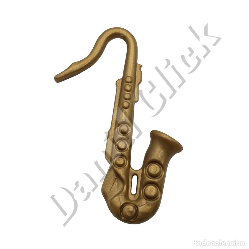 Playmobil: Playmobil Saxof&oacute;n Dorado Accesorio para Figuras de M&uacute;sicos