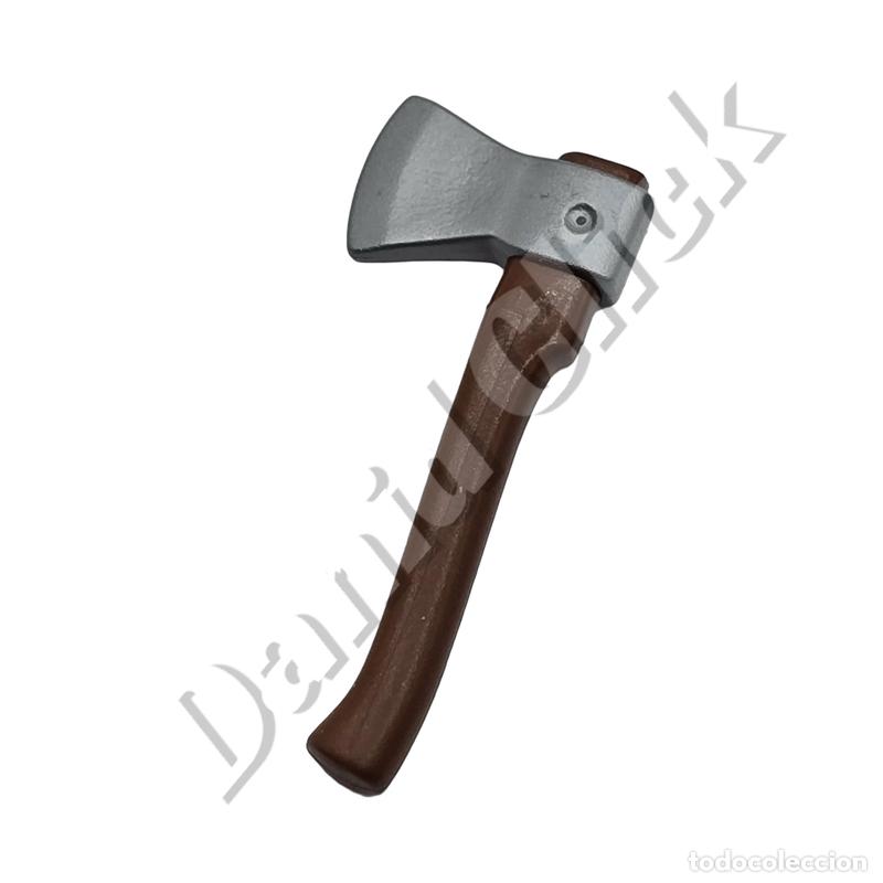 Playmobil: Playmobil Hacha de Mano Le&ntilde;ador Indio Oeste o Granja