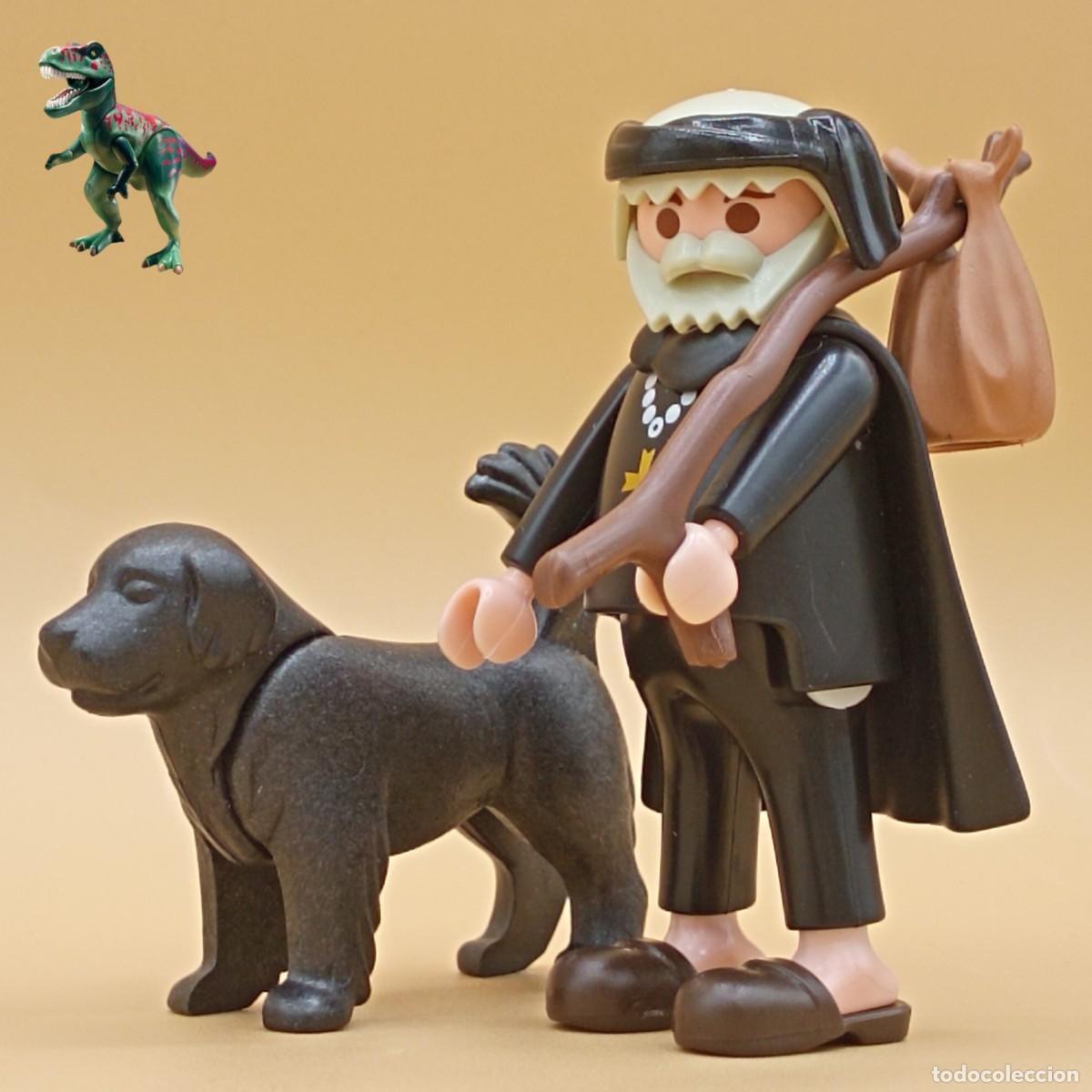 Playmobil: Playmobil figura monje catolico peregrino sacerdote cristiano cura monasterio medieval