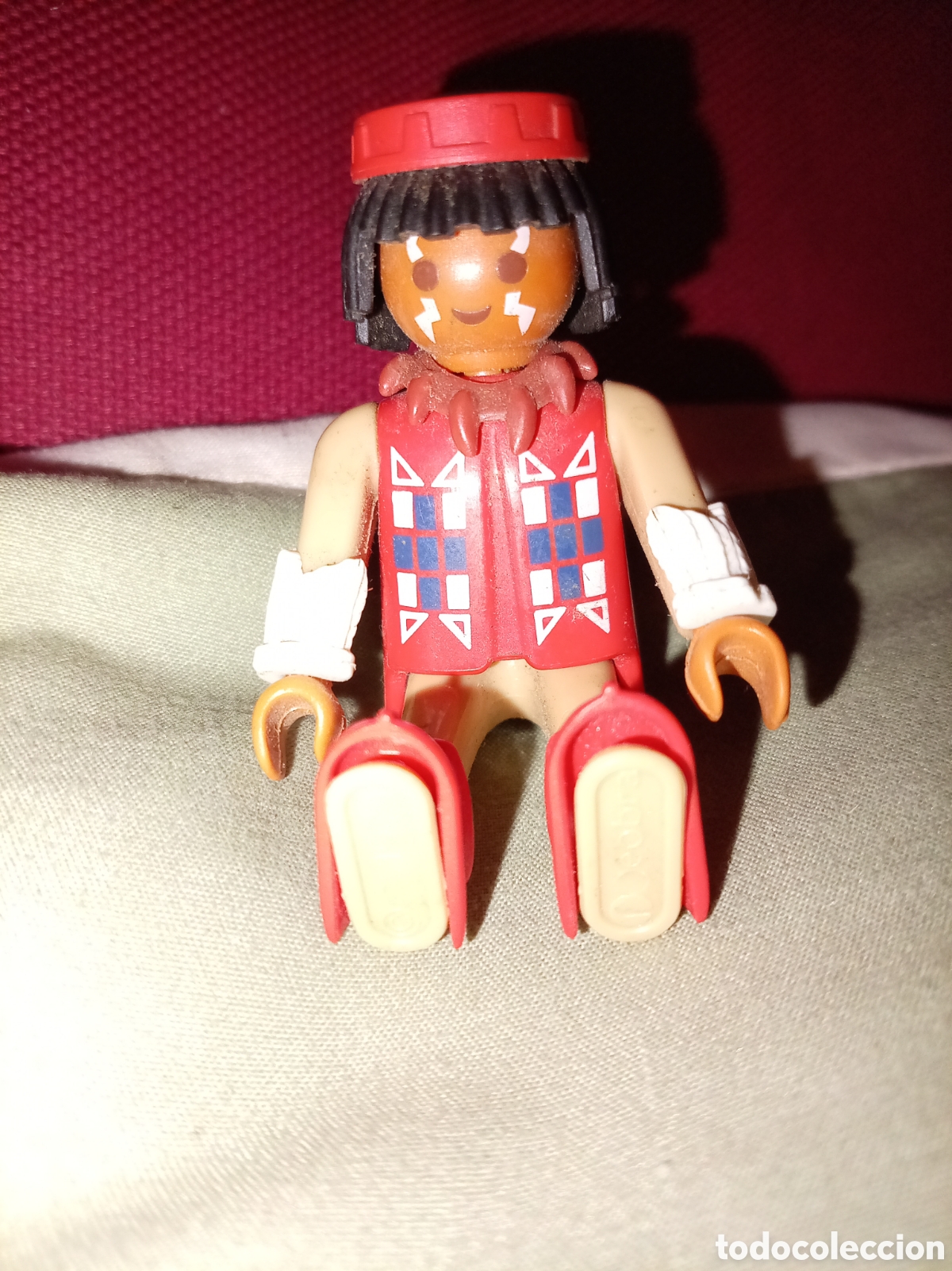 Playmobil: T&iacute;tulo para el anuncio FAMOBIL / PLAYMOBIL 3397 INDIO ANTIGUO CARA PINTADA - OESTE WESTERN GEOBRA 1