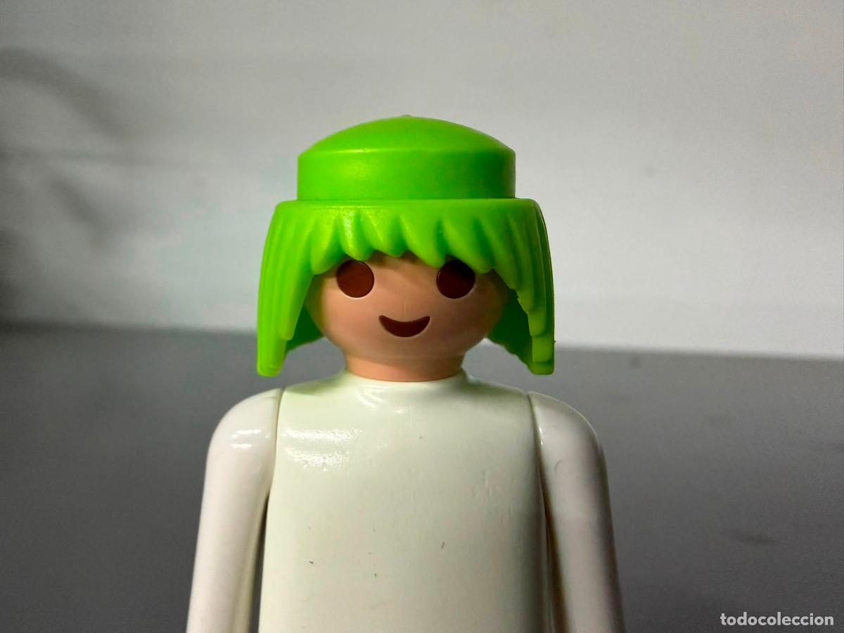 Playmobil: PLAYMOBIL PELO PELUCA MELENA MEDIEVAL VIKINGO verde fashion -CABEZA NO INCLUIDA, SOLO SE VENDE PELO-
