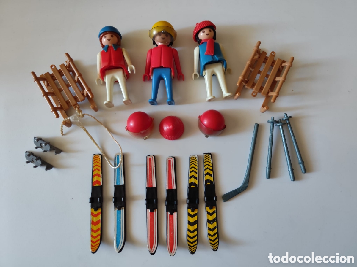 Playmobil: Pack esquiadores Playmobil vintage