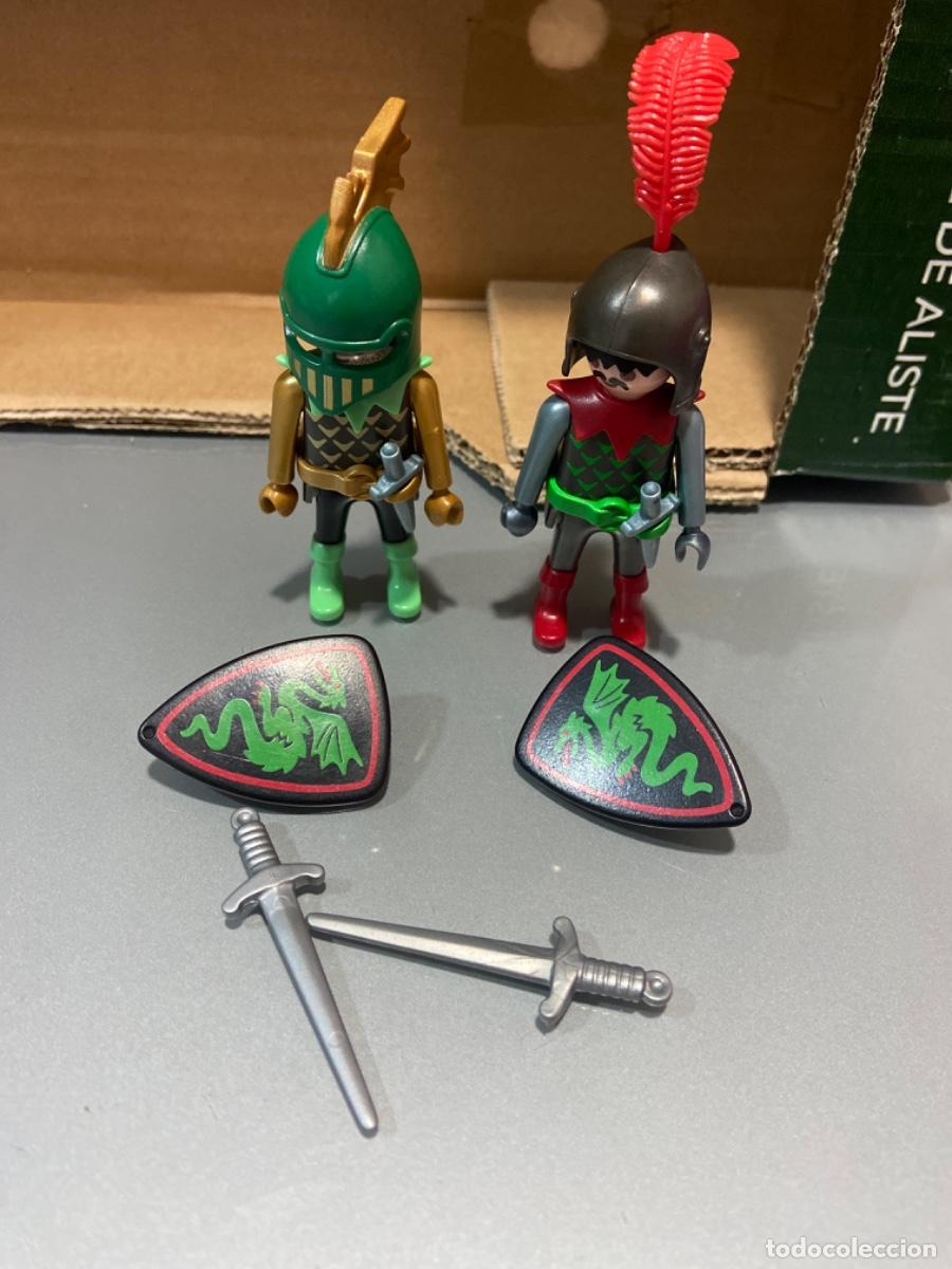 Playmobil: 2 draconianos de serpiente verde