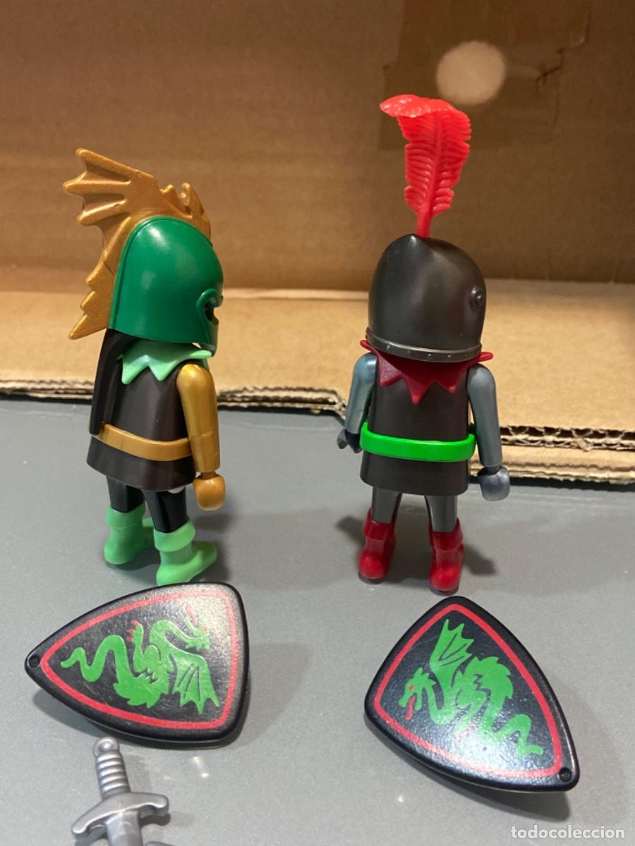 Playmobil: 2 draconianos de serpiente verde - Foto 2