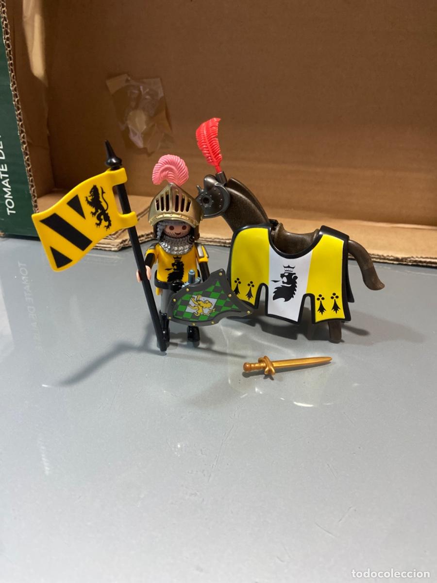 Playmobil: Playmobil, caballero del le&oacute;n rugiente con gualdrapa