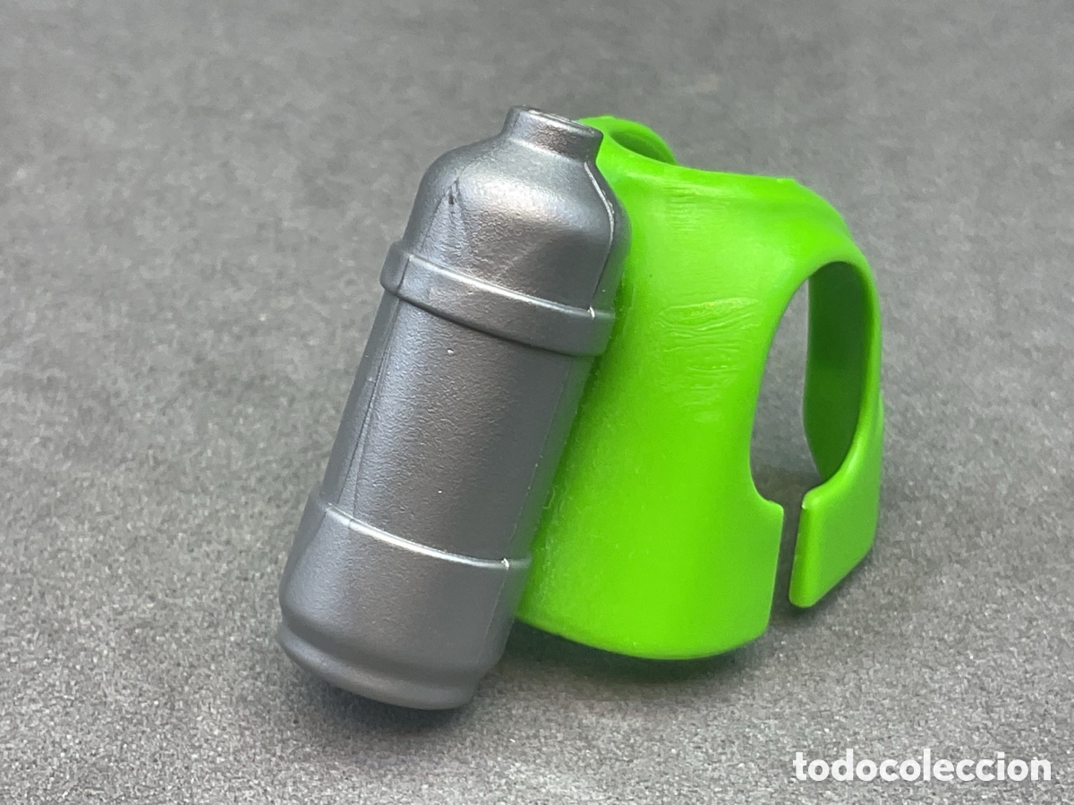 Playmobil: ACCESORIO PLAYMOBIL. CHALECO VERDE CON BOTELLA DE OXIGENO. - Foto 1