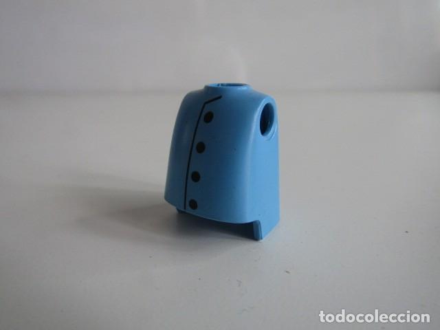 Playmobil: DIFICIL CUERPO GORDITO AZUL BOTONES PARA CABALLEROS CUSTOMS OESTE O VICTORIANOS PLAYMOBIL