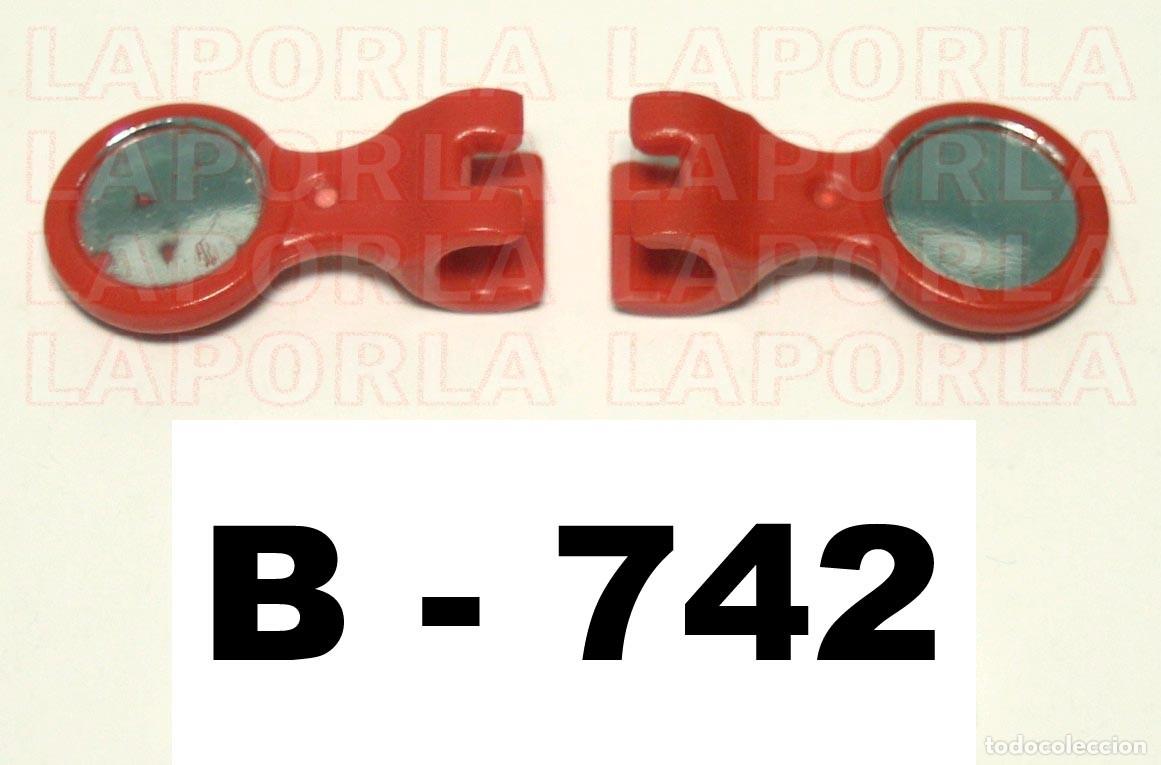 Playmobil: PLAYMOBIL 2 ESPEJOS RETROVISORES MOTO GOLDWING - RECAMBIOS REPUESTOS (B-742)