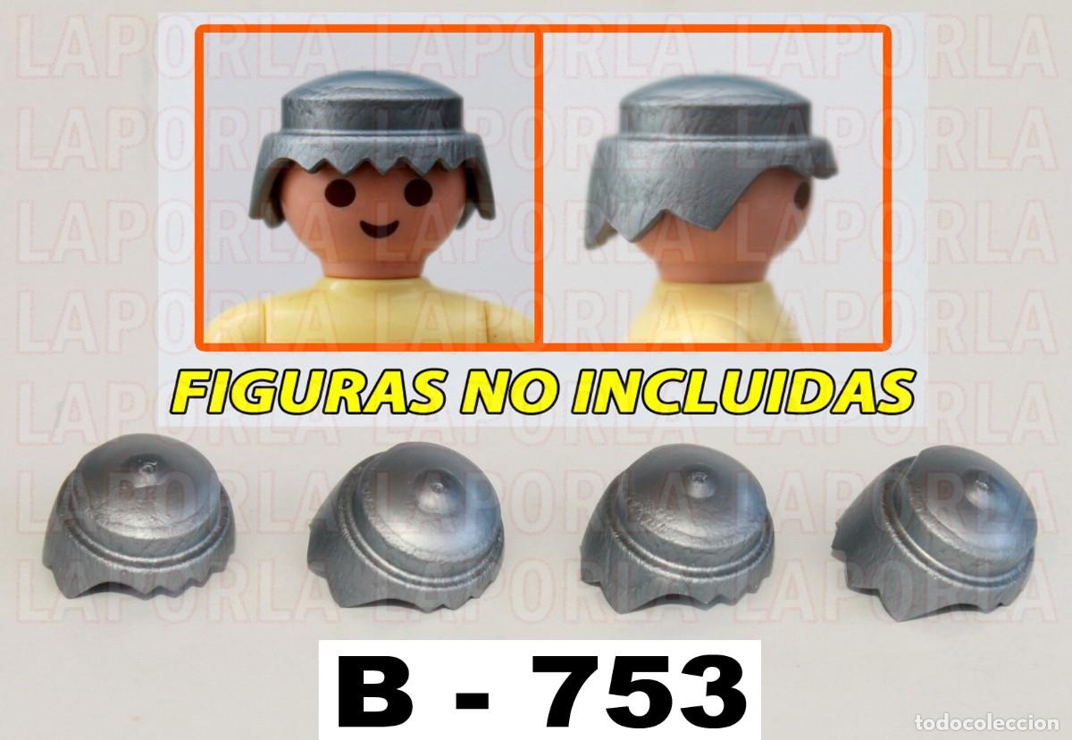 Playmobil: PLAYMOBIL 4 PELUCAS METALIZADAS - ROBOT ESPACIO MEDIEVAL (B-753)