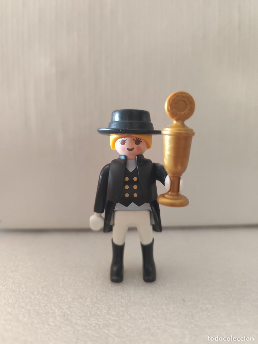 Playmobil: (A) Figura mujer serie rosa 11 Jinete con trofeo Amazonas Playmobil