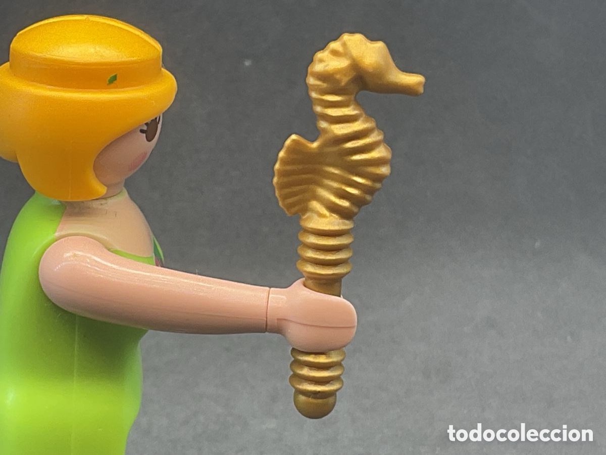Playmobil: ACCESORIO PLAYMOBIL. CETRO DORADO CABALLITO DE MAR.