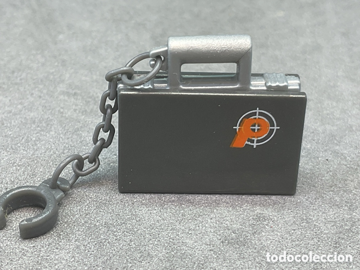 Playmobil: ACCESORIOS PLAYMOBIL. MALETIN CON CADENA AGENTE SECRETO.