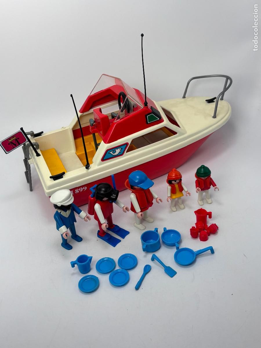 Playmobil: Playmobil 3498 lancha con figuras