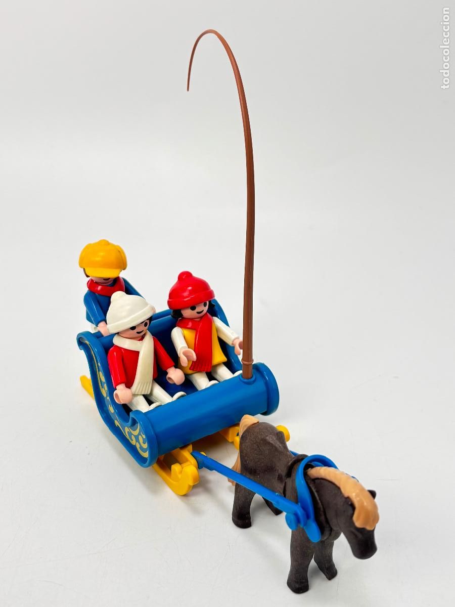 Playmobil: Playmobil 3391 trineo con poni y figuras