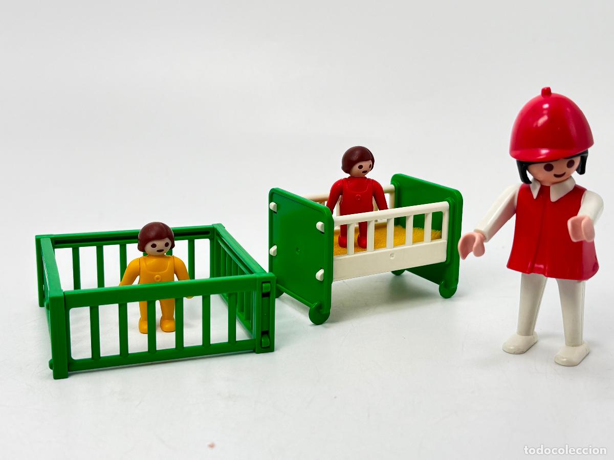 Playmobil: Playmobil 3593 figura beb&eacute; con cuna