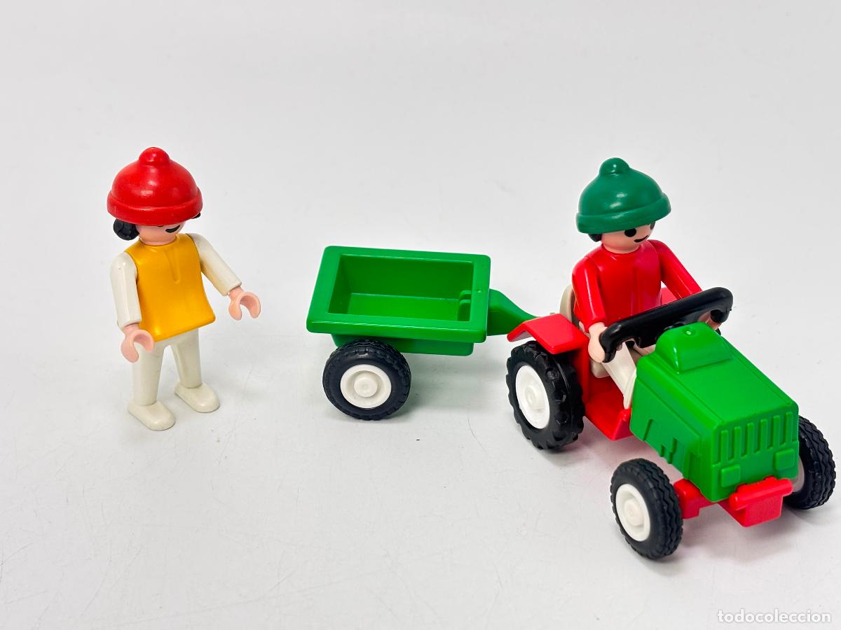 Playmobil: Playmobil 3594 tractor con remolque y figura