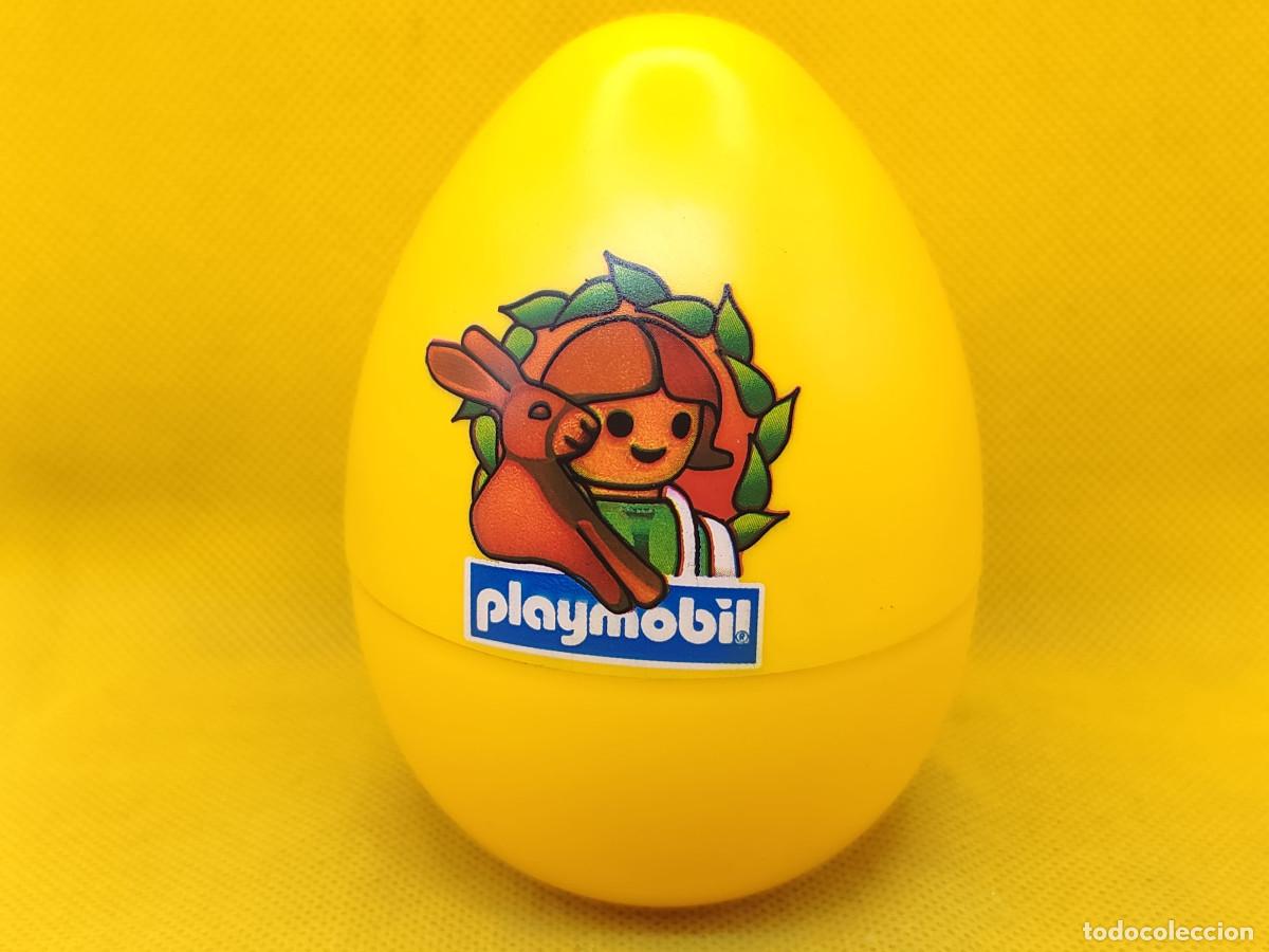 Playmobil: Playmobil Huevo amarillo ni&ntilde;a con conejos
