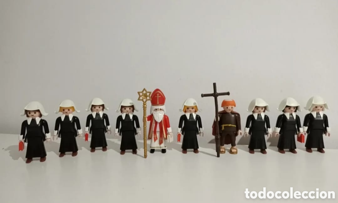 Playmobil: Playmobil lote monjas ,monge y obispo
