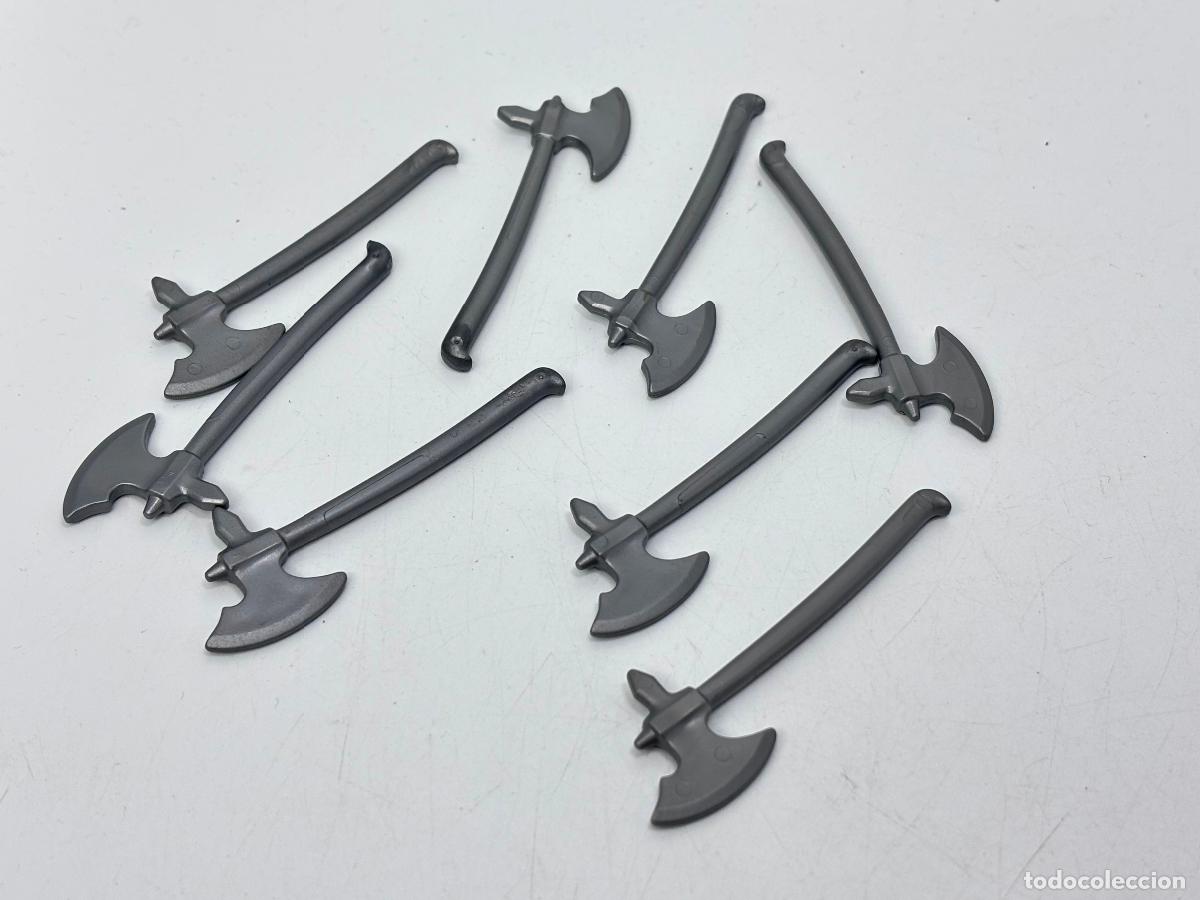 Playmobil: Playmobil lote hacha mango largo vikingo medieval
