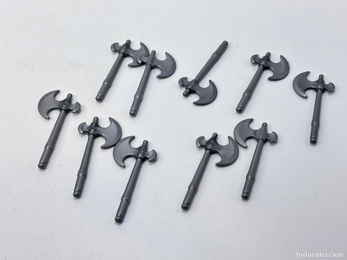 Playmobil: Playmobil lote hacha mango corto vikingo medieval